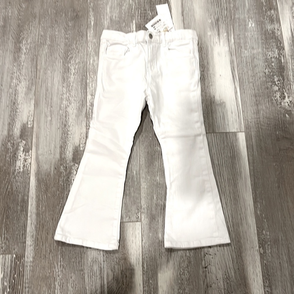 Zara Flare White Denim